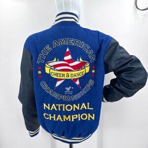 Varsity Cheerleader‎ Jacket American Cheer & Dance Championships Bomber Size S